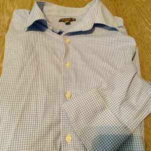Peter Millar light blue long sleeve button down